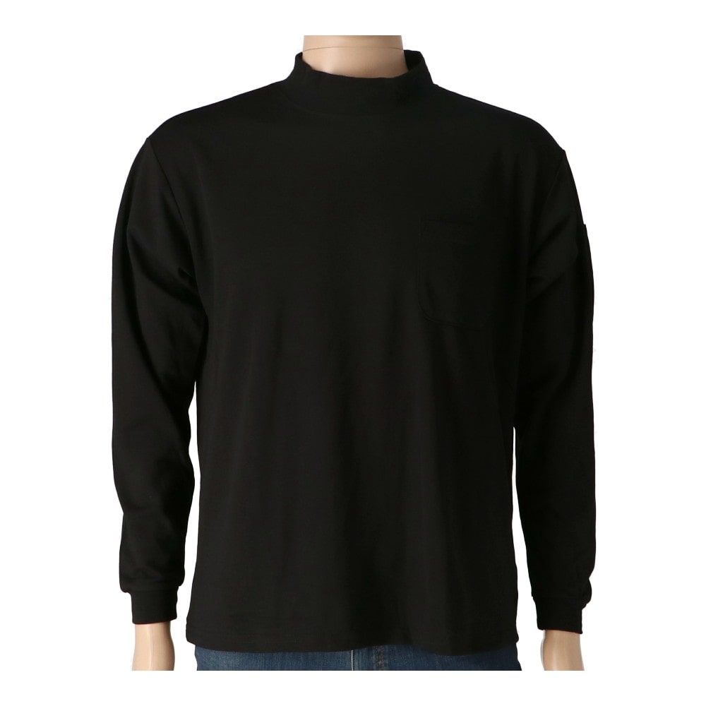 PROACT　綿混ワークハイネック　ブラック　３Ｌ 3L