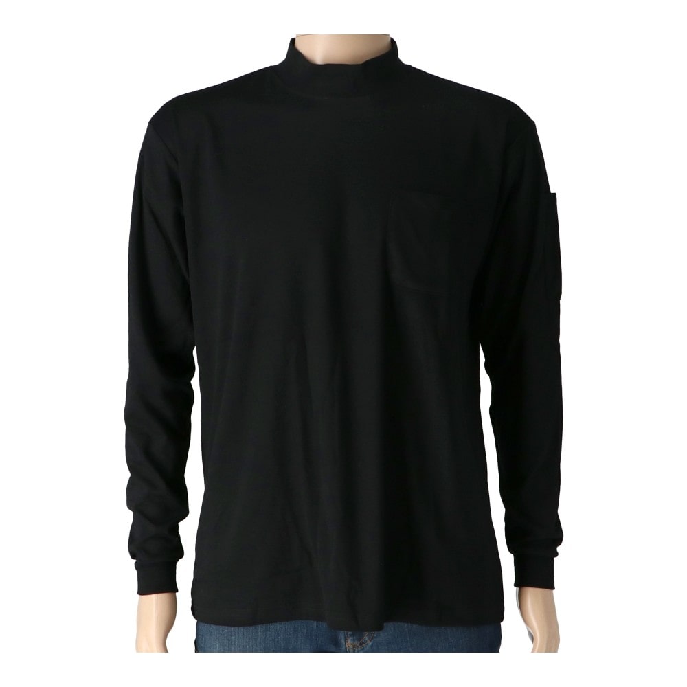 PROACT　綿混スムースハイネック　ブラック　ＬＬ LL