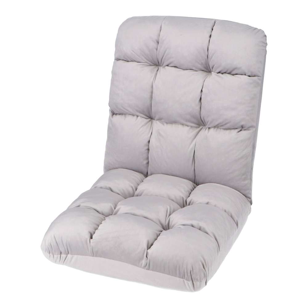 LIFELEX　モチもち低反発座椅子　グレー　ＫＩＩ０６－１３４４ グレー