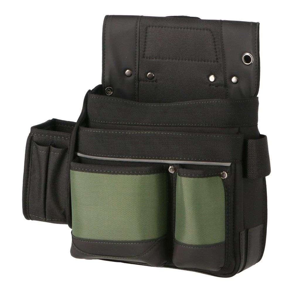 PROACT　釘袋２段　ＫＯＣ－２７７８　オリーブ