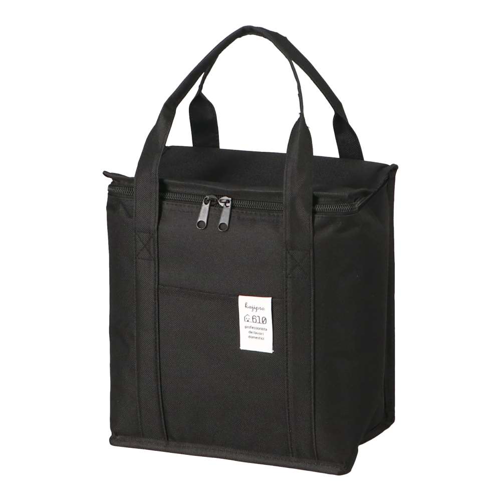 LIFELEX　保冷ハンドバッグ　Ｌ　ＢＫ２３２５－１４　ブラック ブラック 保冷ハンドバッグ Ｌ