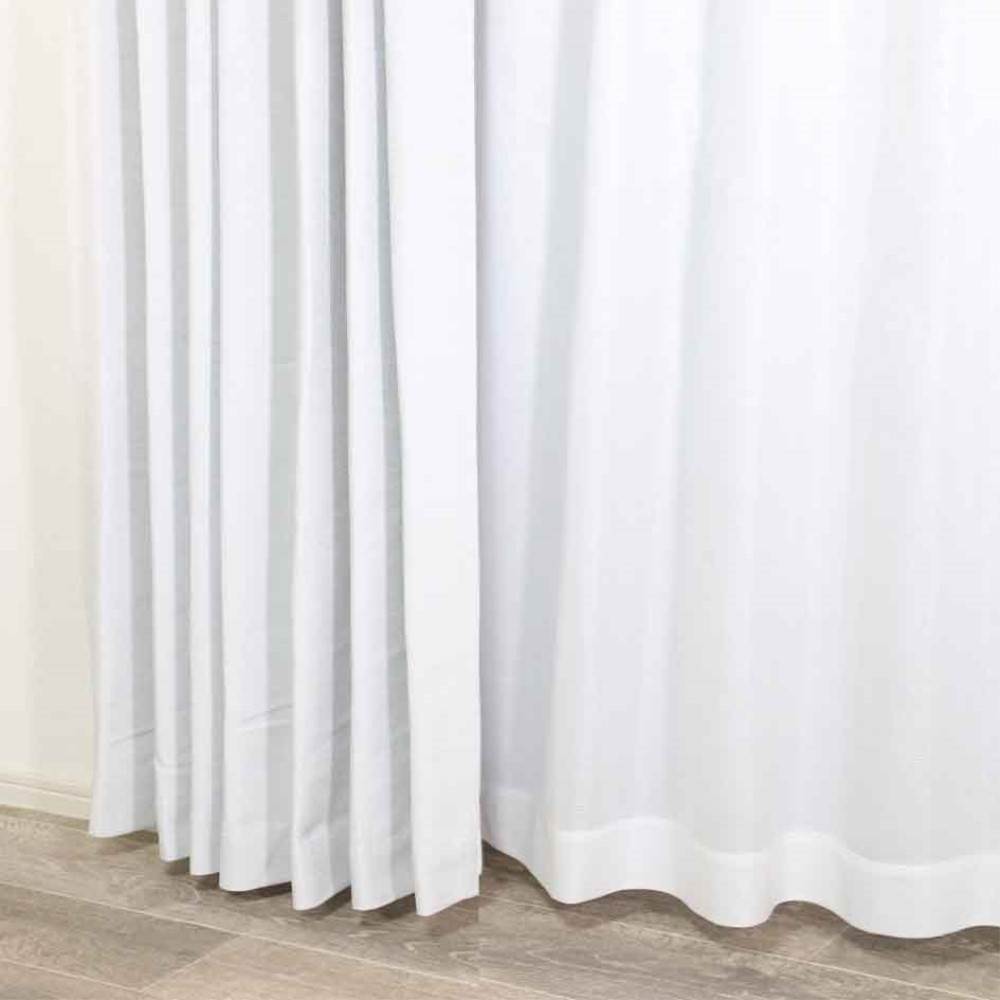 LIFELEX　防汚＋遮像＋遮熱・保温レースカーテン　クリーンＢ　２枚組　１００×１３３　アイボリー 幅100×丈133ｃｍ