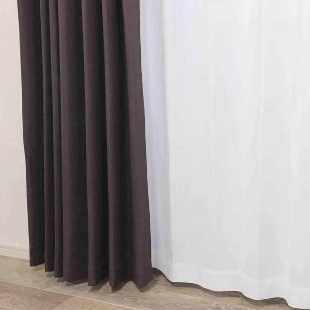 LIFELEX　防炎＋遮像＋遮熱・保温レースカーテン　トレリス　２枚組　１００×１３３　ホワイト 幅100×丈133ｃｍ