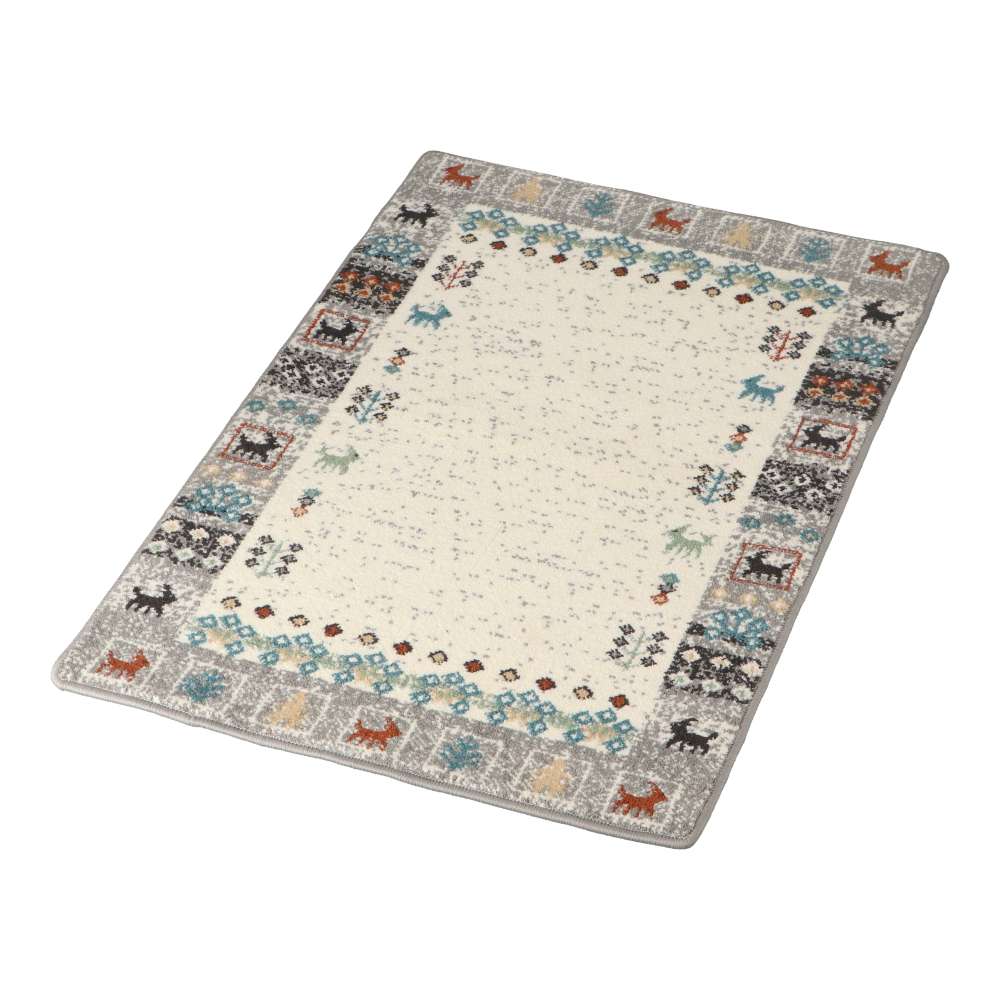 LIFELEX　玄関マット　６０×９０ウィルトンギャベＧＹ