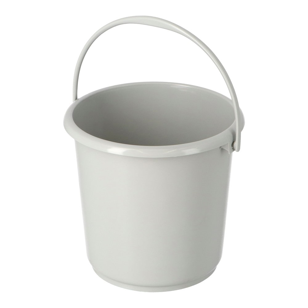 LIFELEX　プラスチックバケツ１０Ｌ　グレー　ＺＱ２１－７２０７ 10L
