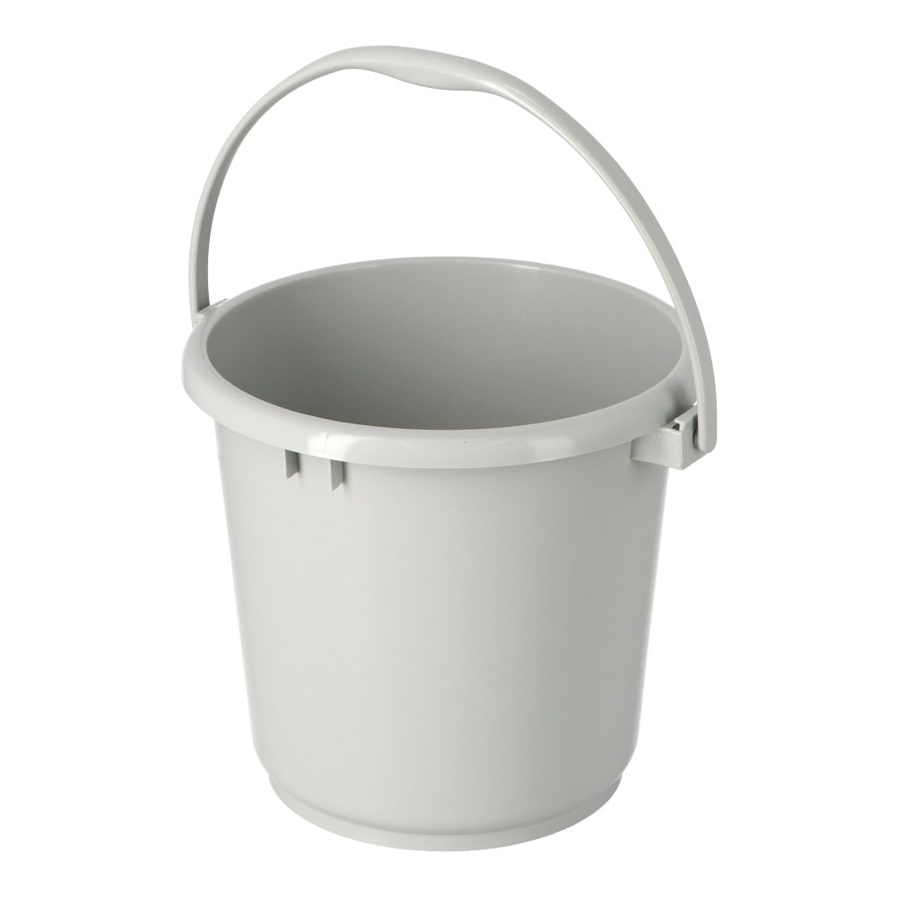 LIFELEX　プラスチックバケツ２０Ｌ　グレー　ＺＱ２１－７２４５ 20L