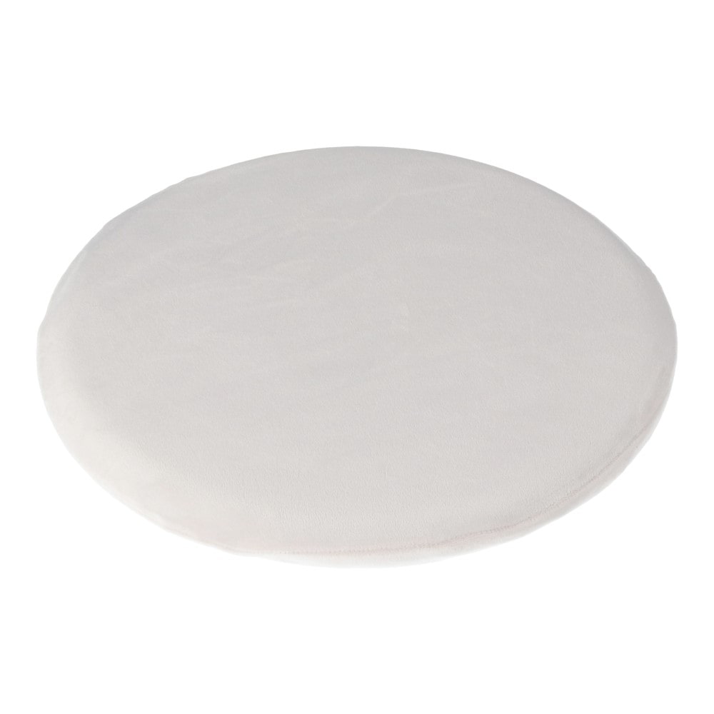 LIFELEX　低反発ラウンドシートクッション　４０×４０×４　グレー グレー