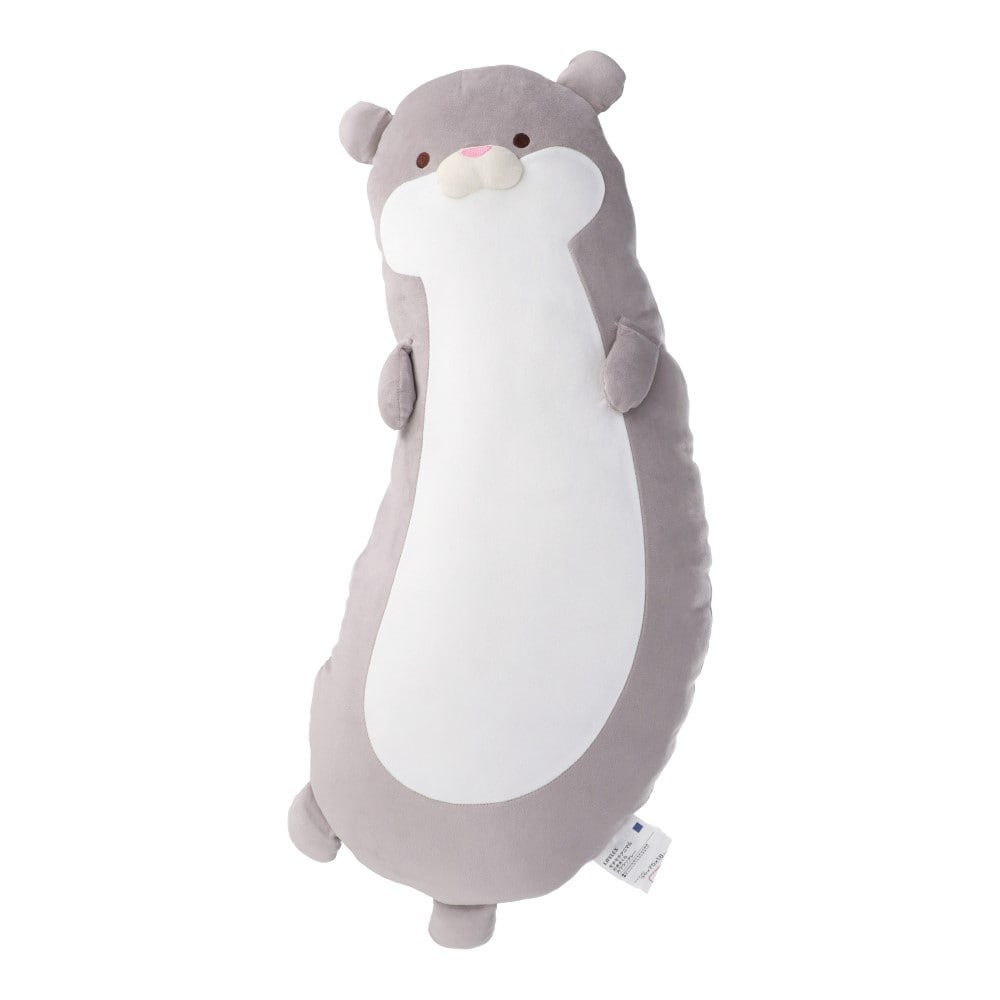 LIFELEX　モチモチアニマルだきまくら　カワウソ　グレー カワウソ・グレー