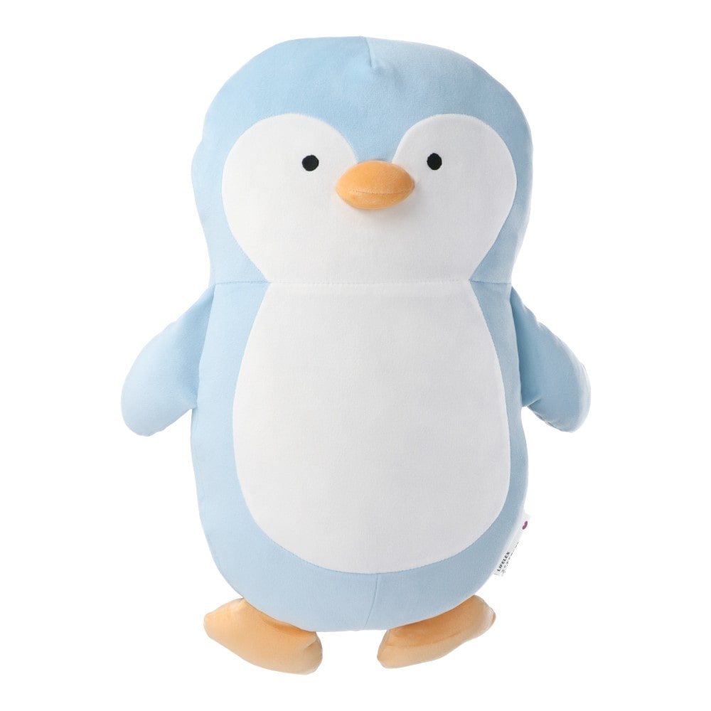 LIFELEX　モチモチアニマルミニクッション　ペンギン　ブルー ペンギン・ブルー