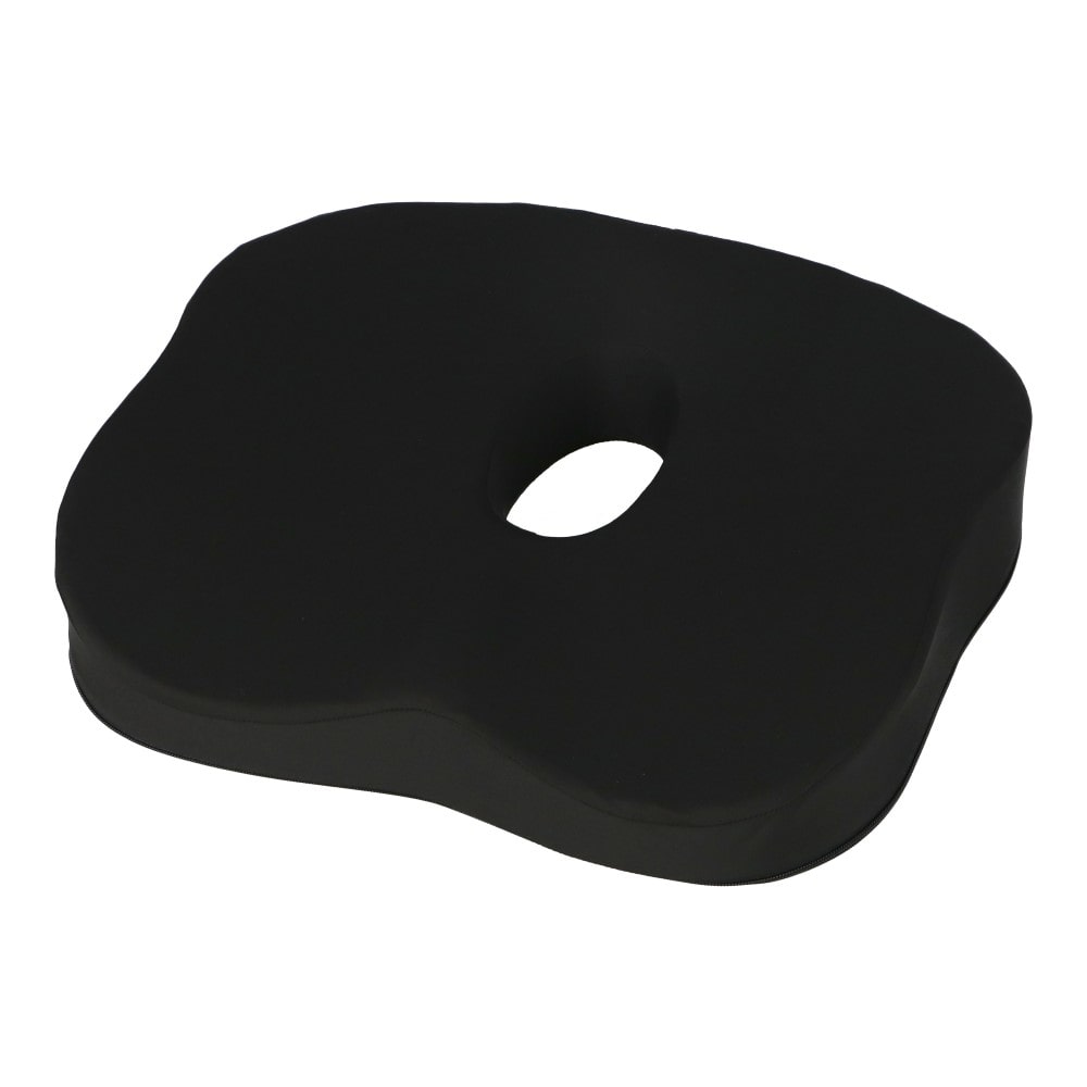 LIFELEX　分厚い低反発３Ｄクッション　４２×３８×９　ブラック