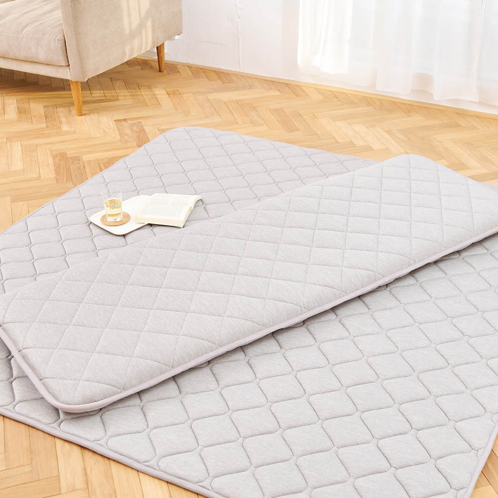 LIFELEX 強冷感3層ロングロングクッション グレー グレー