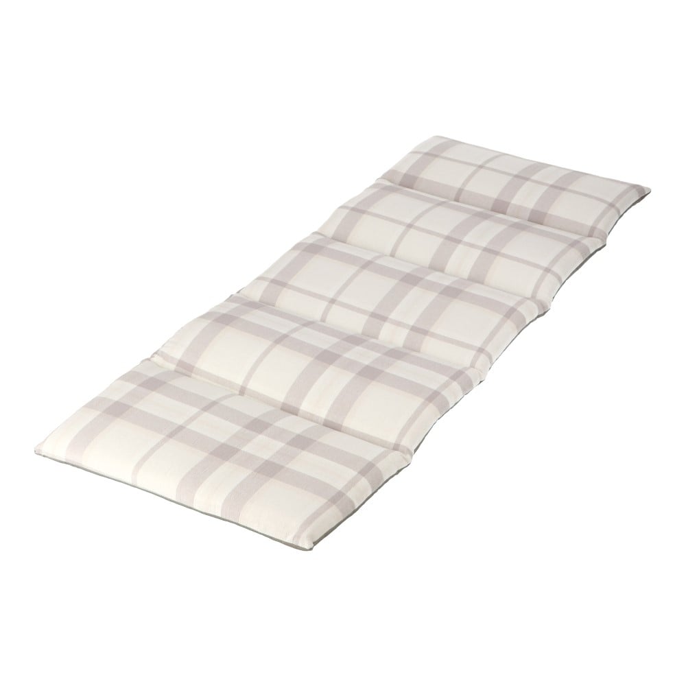 LIFELEX　ウォッシュコットンフリーシートクッション　チェック　ベージュ ベージュ
