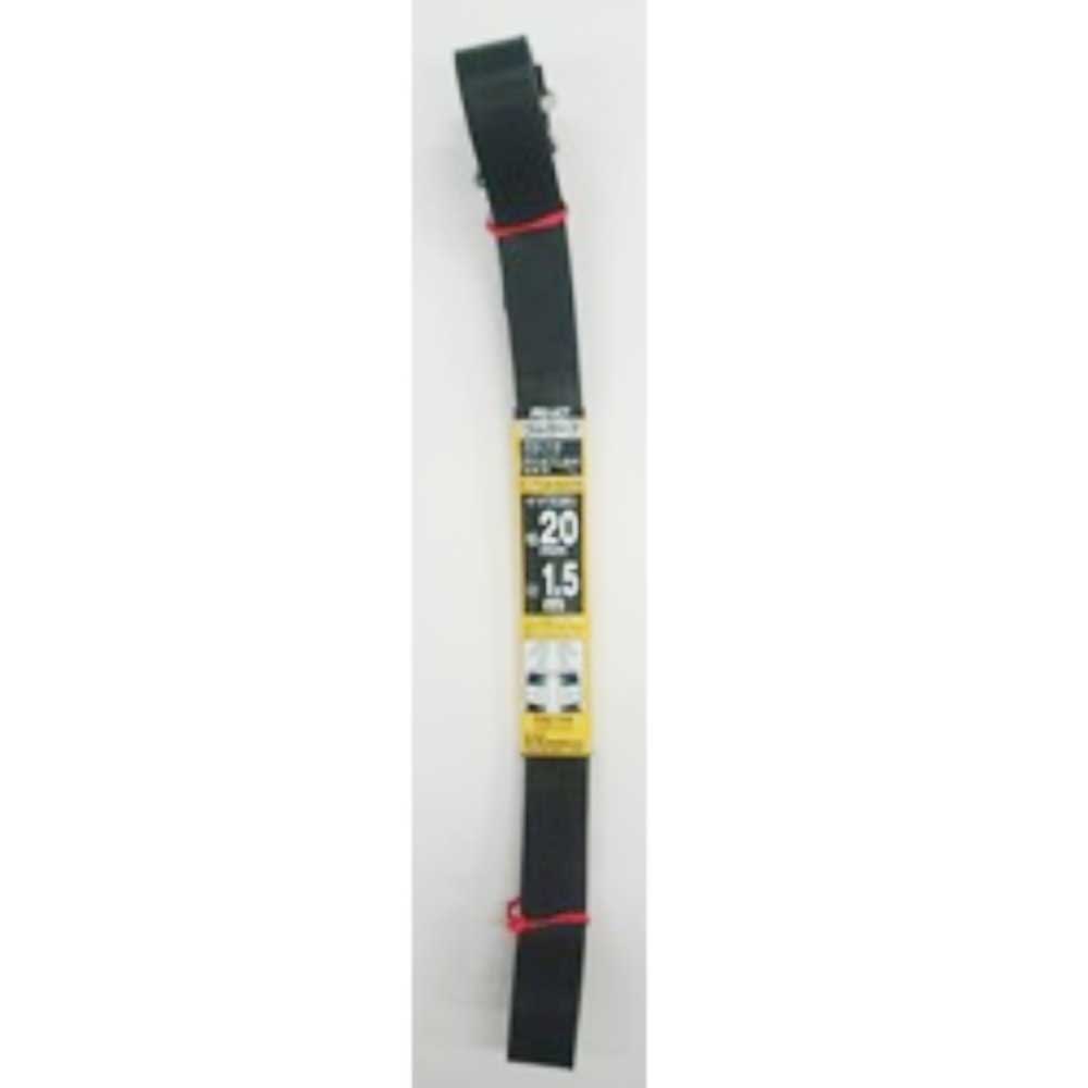 コーナンオリジナル　ゴムロープ（金具付）　両二線フック２０ｍｍ×１．５Ｍ ２０ｍｍ×１．５Ｍ