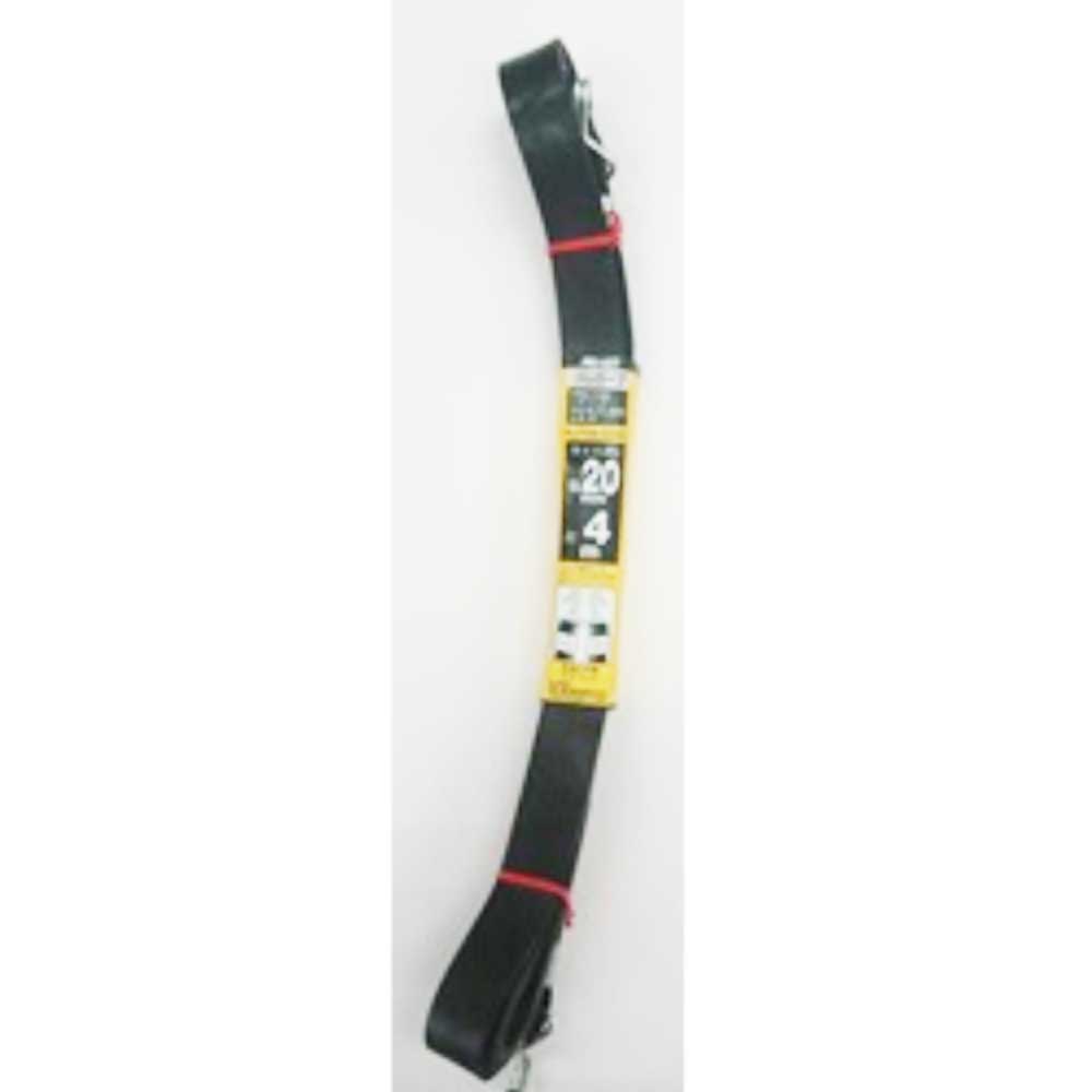 コーナンオリジナル　ゴムロープ（金具付）　両二線フック２０ｍｍ×４．０Ｍ ２０ｍｍ×４．０Ｍ