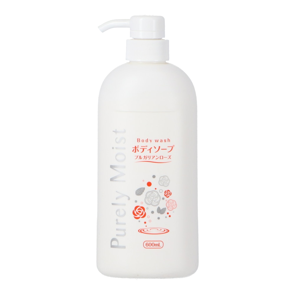 Ｐｕｒｅｌｙ　Ｍｏｉｓｔ　ボディソープ　ブルガリアンローズの香り　本体　６００ｍｌ 本体　６００ｍｌ