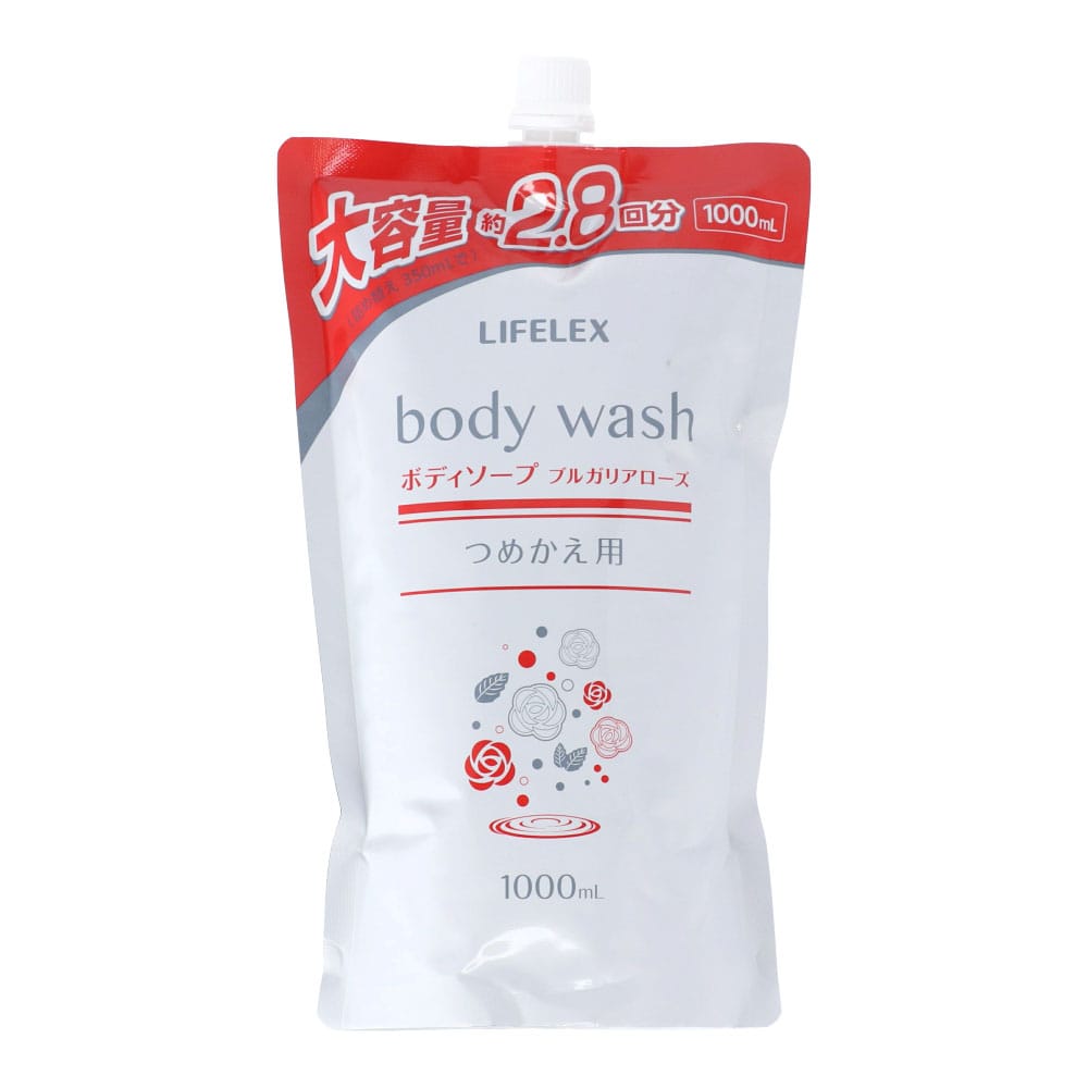 Ｐｕｒｅｌｙ　Ｍｏｉｓｔ　ボディソープ　ブルガリアンローズの香り　つめかえ用　１０００ｍｌ