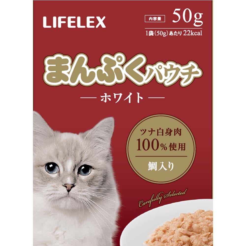 まんぷくパウチ　ホワイト　鯛　５０ｇ 鯛