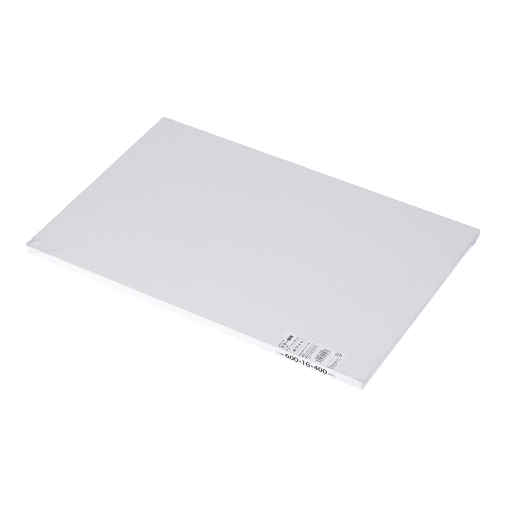 カラー棚板　ホワイト(単色)　約６００×１６×４００ｍｍ 600×400