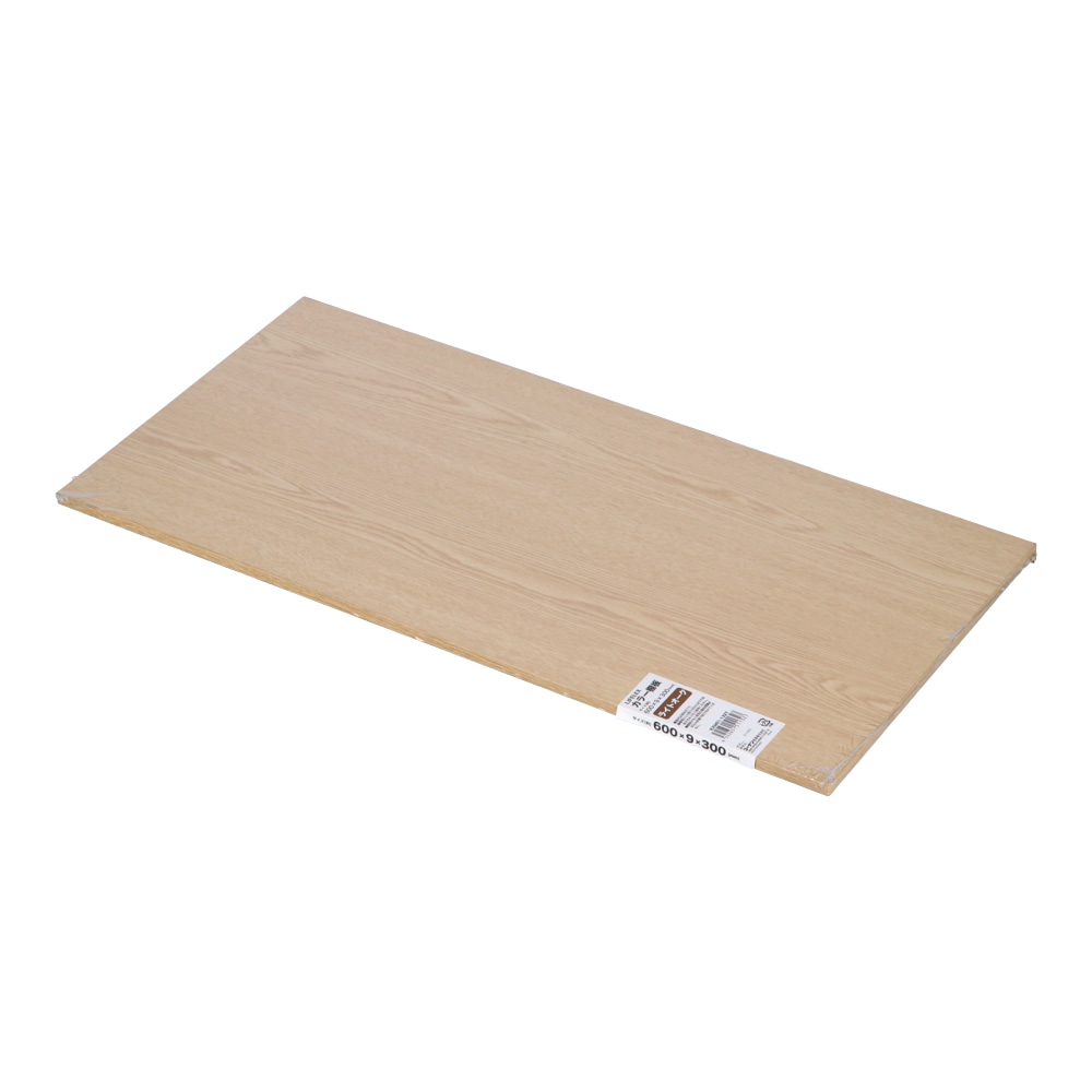 カラー棚板　ライトオーク(木目調)　約６００×９×３００ｍｍ