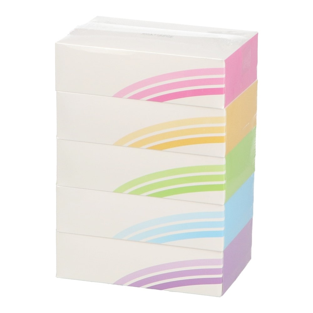 LIFELEX　ボックスティッシュ　１５０組×５箱 150組×5箱
