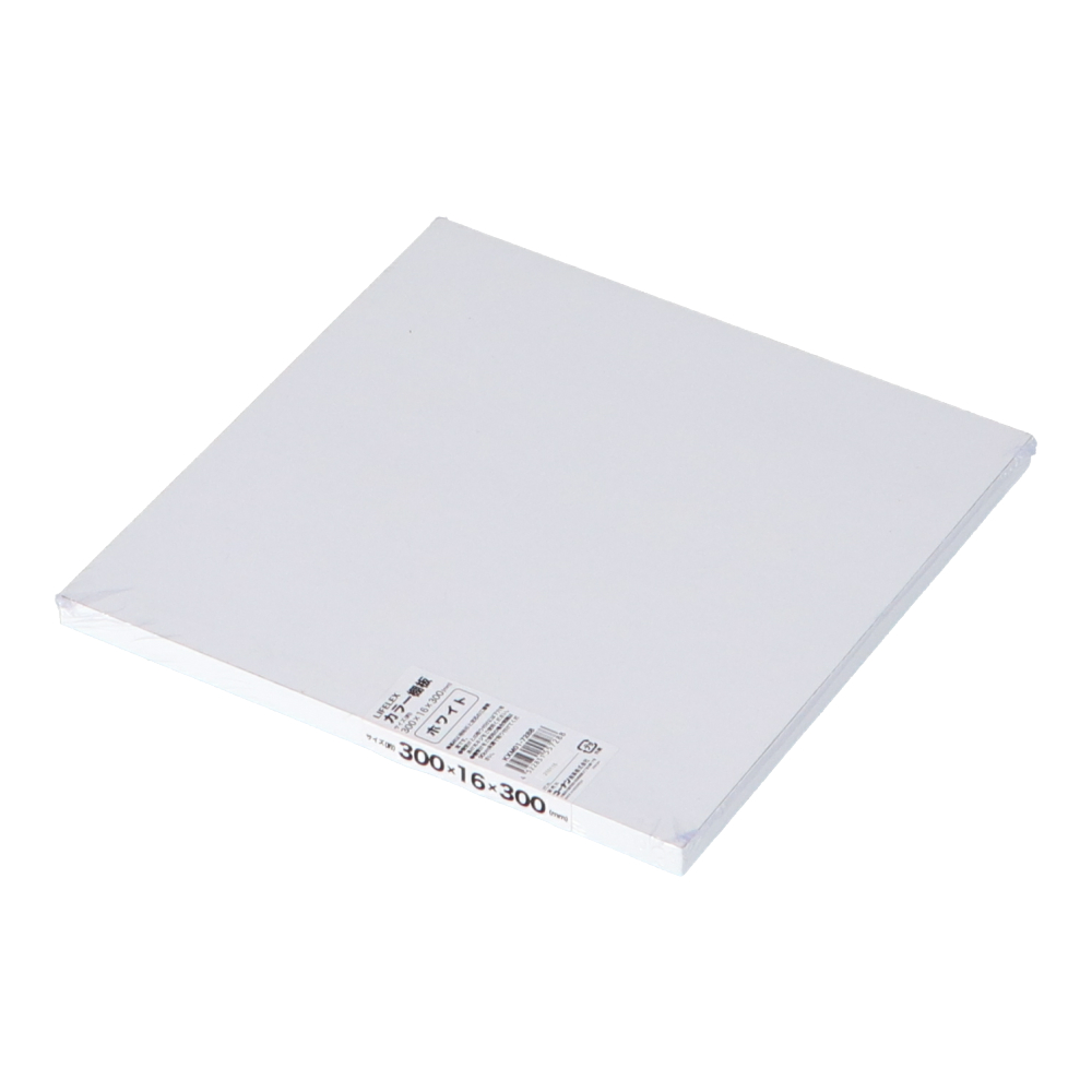 カラー棚板　ホワイト(単色)　約３００×１６×３００ｍｍ 300×300