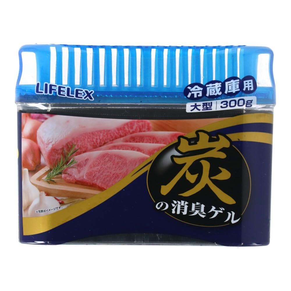 炭の消臭ゲル　冷蔵庫用　中・大型　３００ｇ
