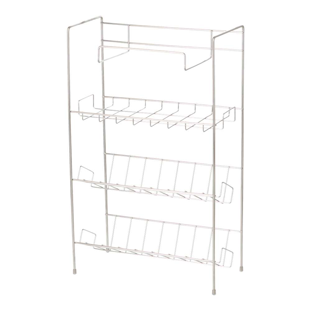 LIFELEX　ステンレスバスラック３段　ＣＪ２１－４４２７　シルバー 3段