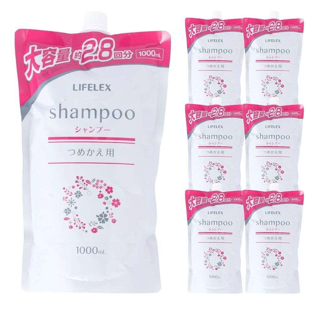 LIFELEX ピュアリーモイスト シャンプー詰替1000ml ×6個セット セット