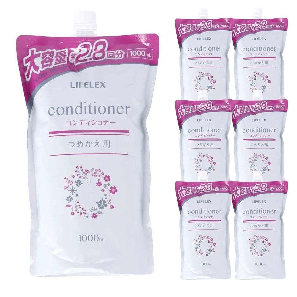 LIFELEX ピュアリーモイスト コンディショナー替1000ml ×6個セット セット