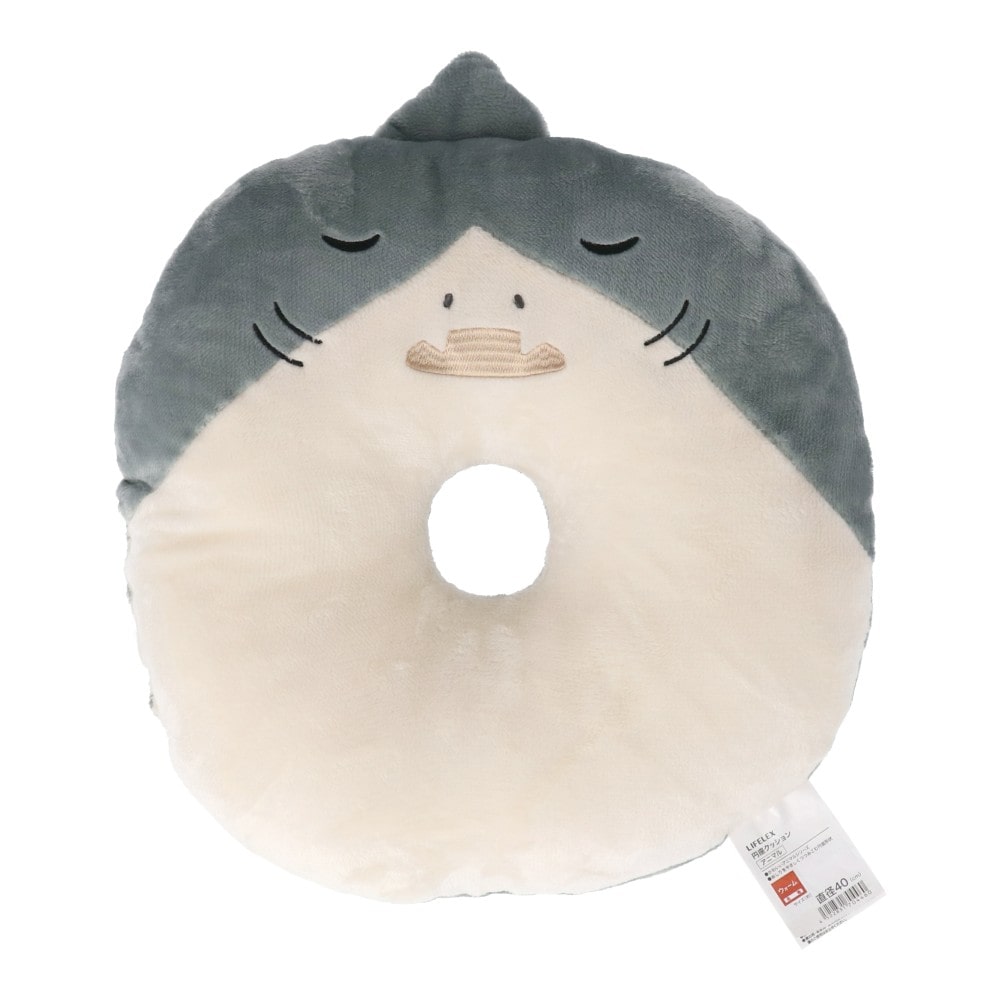 LIFELEX 円座クッションアニマル 40R　サメ サメ