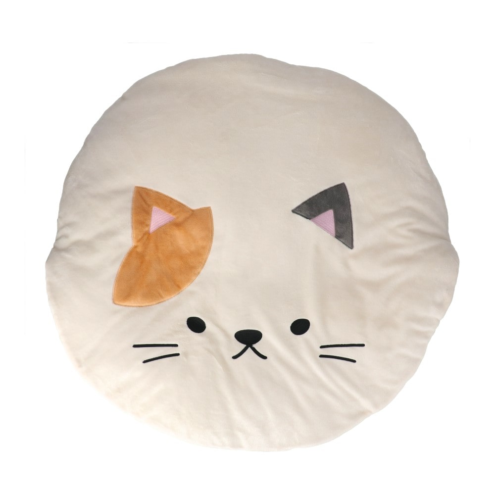 LIFELEX 入れるバーガークッションアニマル 100×100 ネコ ネコ