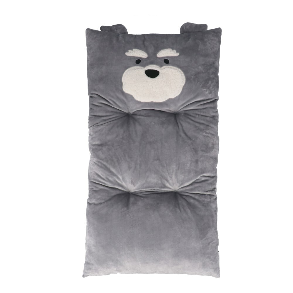 LIFELEX フランネル長座布団アニマル 60×110 イヌ イヌ