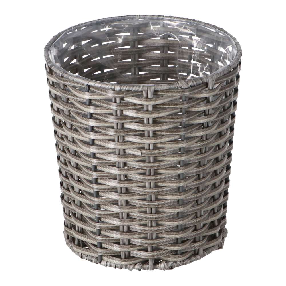 LIFELEX　ラタン風鉢カバー　ＧＹ　５号　ＨＫ０９－０２６２ GY 5号