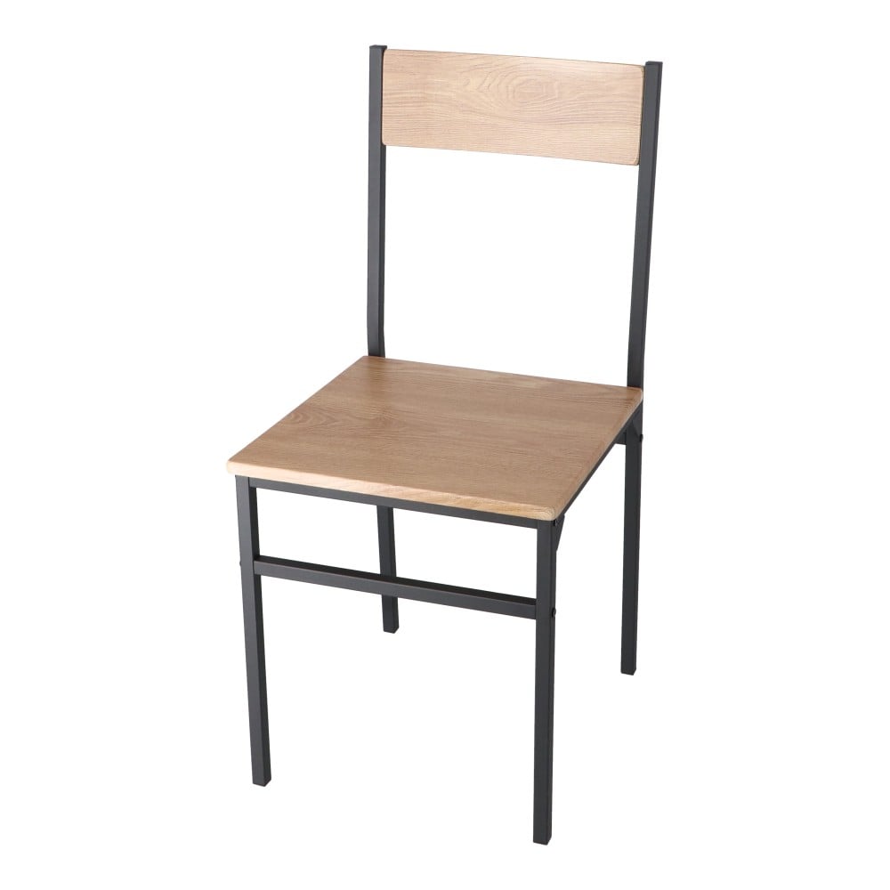 LIFELEX　ダイニングチェア　ＯＡＫ／ＢＫ