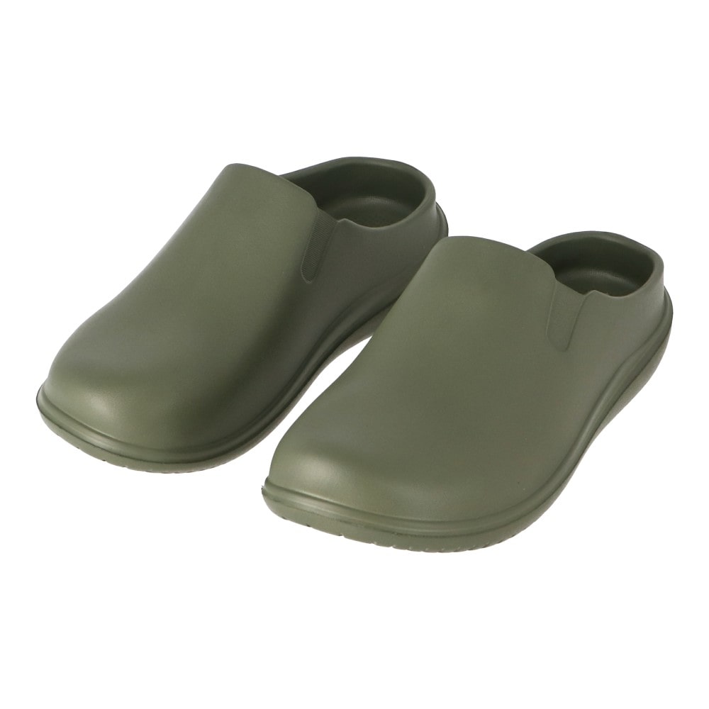 LIFELEX　スリッポンサンダル　カーキ　Ｍ　２５．０－２５．５ｃｍ M
