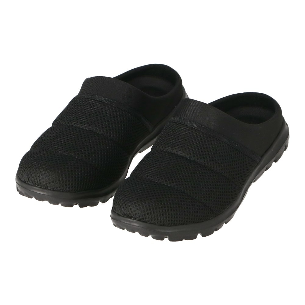 LIFELEX　メッシュサンダル　かかと無し　ブラック　Ｓ S