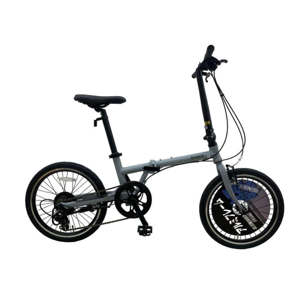 SOUTHERNPORT　２０型アルミ折りたたみ自転車　外装７段　グレー