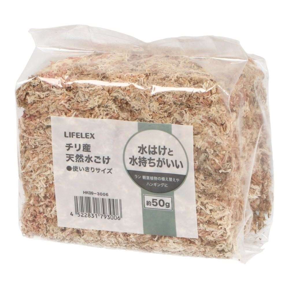 LIFELEX　チリ産　天然水ごけ　約５０ｇ　ＨＫ０９－３００６ 50g