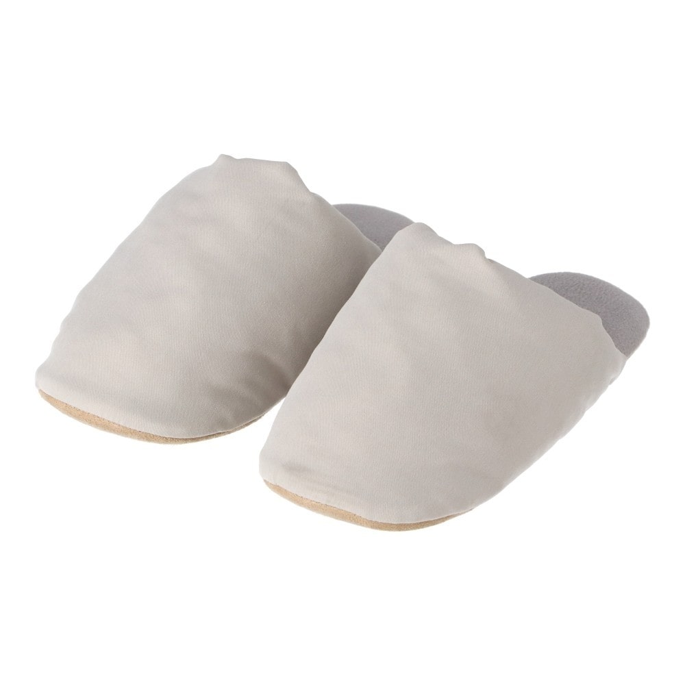 LIFELEX　ルームシューズ　ふわふわスリッパ中綿入り　グレー　Ｍ グレー　Ｍ