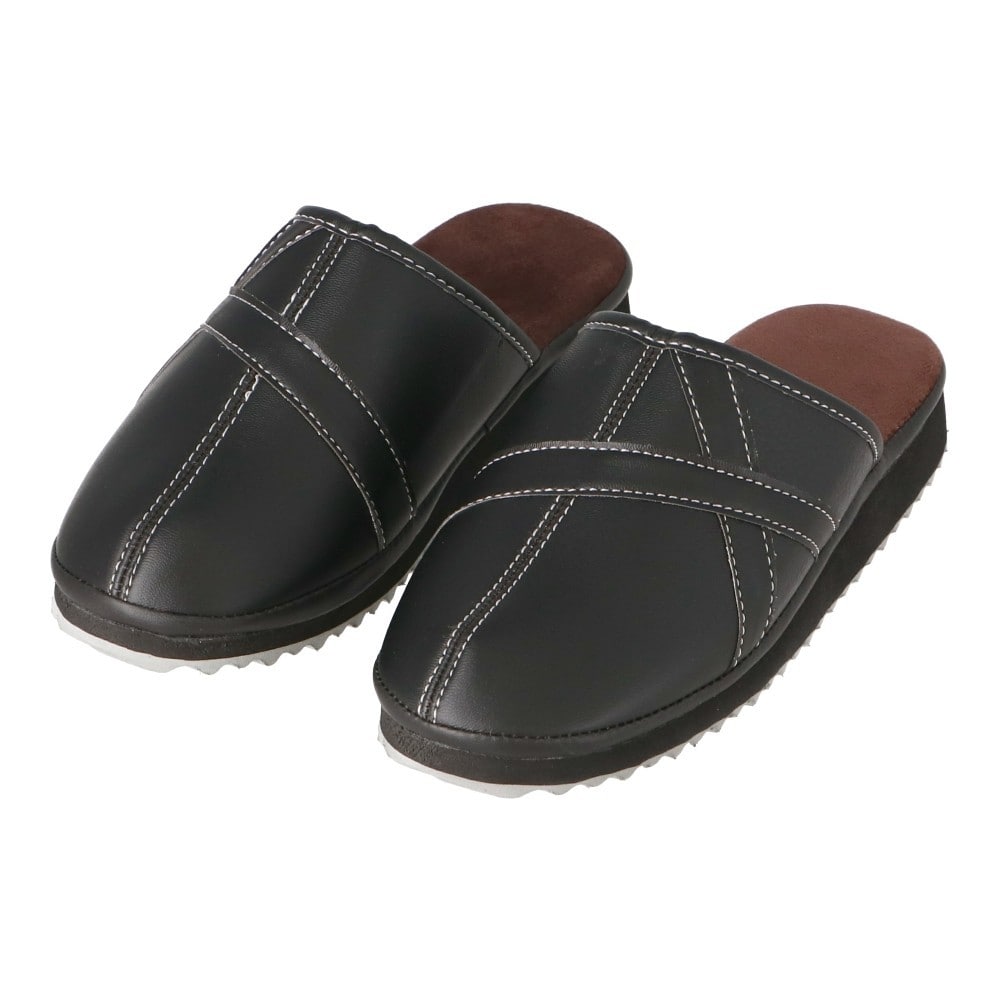 LIFELEX　紳士起毛サンダル　ブラック　Ｍ（２４．５－２５．５ｃｍ） ブラック　Ｍ