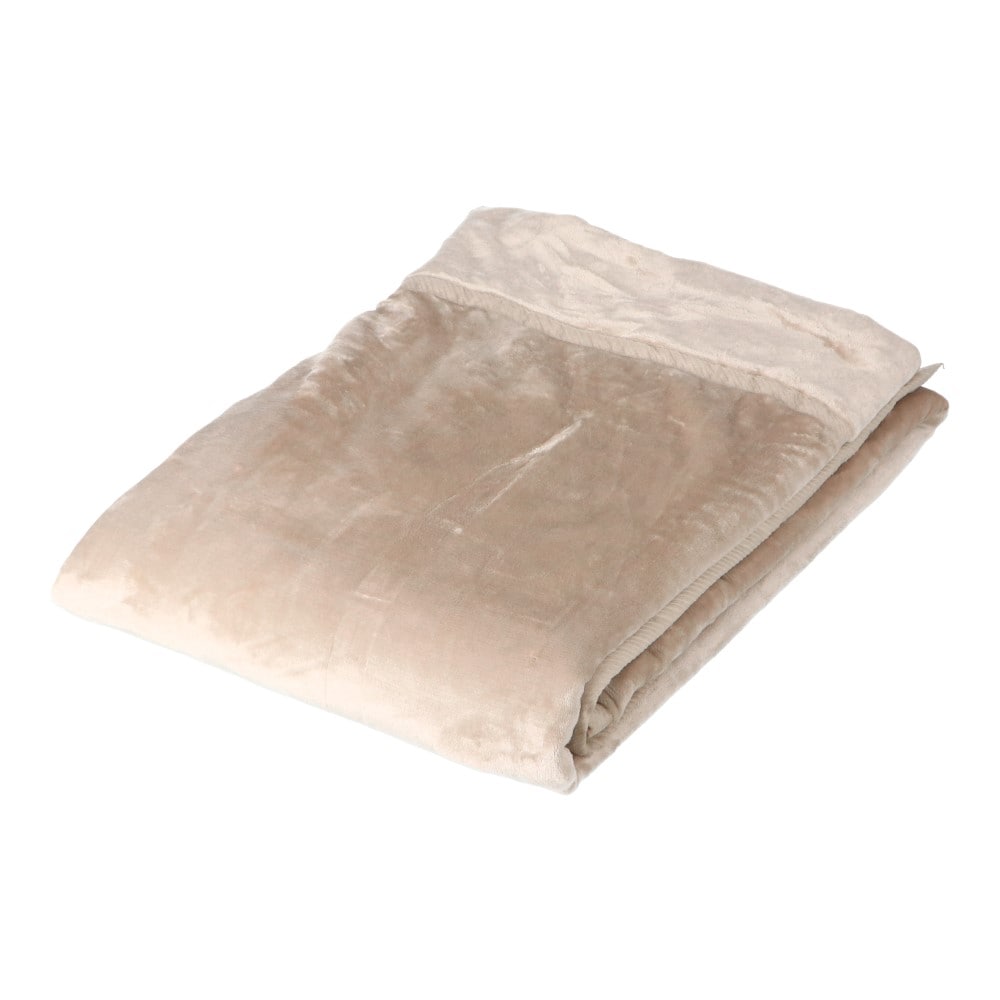 LIFELEX Wウォーム2枚合わせ中わた毛布 CREAM S MO ＭＯ