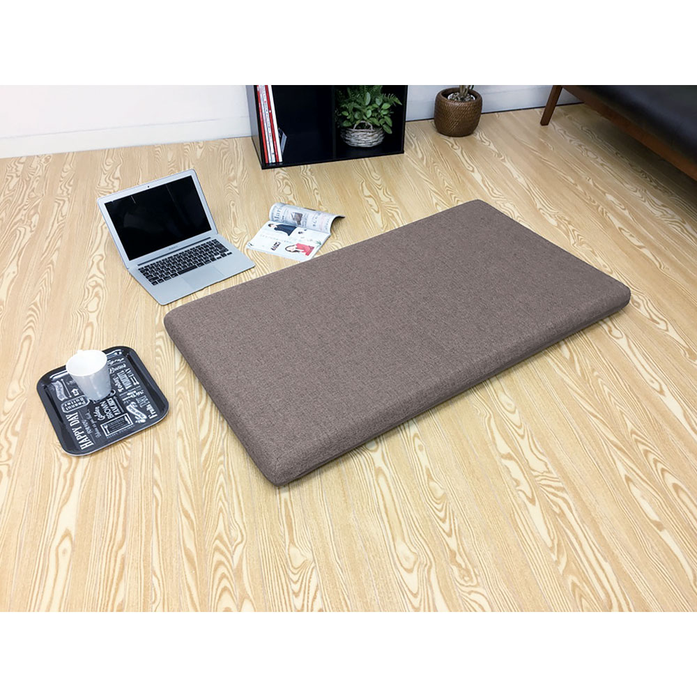 LIFELEX ロングフロアクッション 約６５×１１５×８ｃｍ ＢＲ(ブラウン): インテリア・家具・収納用品|ホームセンターコーナンの通販サイト