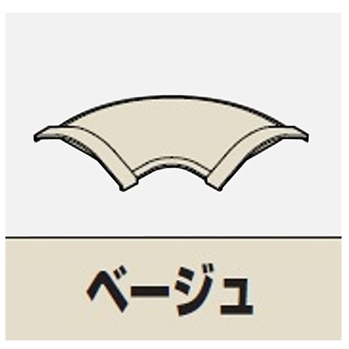 マサル工業　平面マガリ３号ベージュ　ＧＡＭＥＨ３７ ３号ベージュ