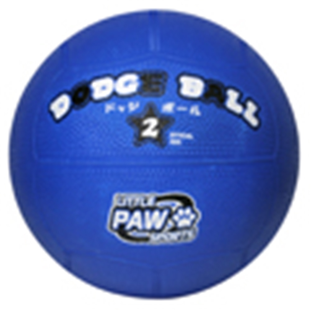 LEZAX(レザックス) LITTLE PAW SPORTS ゴムドッジボール 青 LPFS-5767