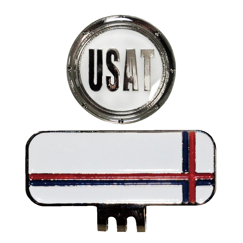 LEZAX(レザックス) U.S.Athletes クリップマーカー  USAC-5556 ホワイト