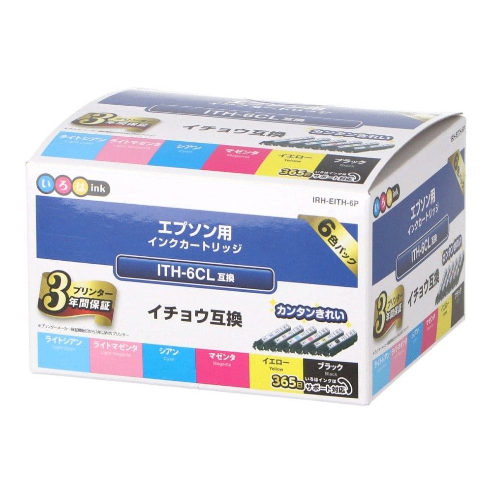 エレコム　エプソン用互換インク　ＩＲＨ－ＥＩＴＨ－６Ｐ