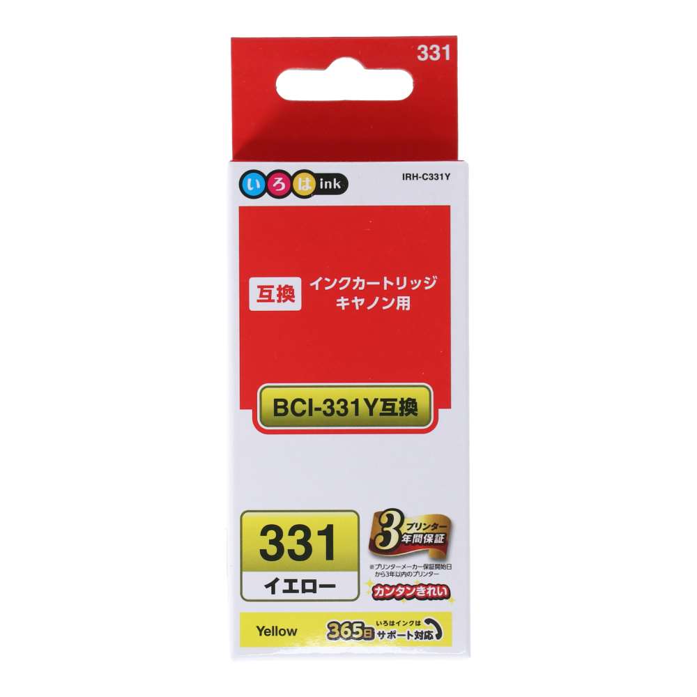 エレコム　キャノン互換インク　ＩＲＨ－Ｃ３３１Ｙ イエロー