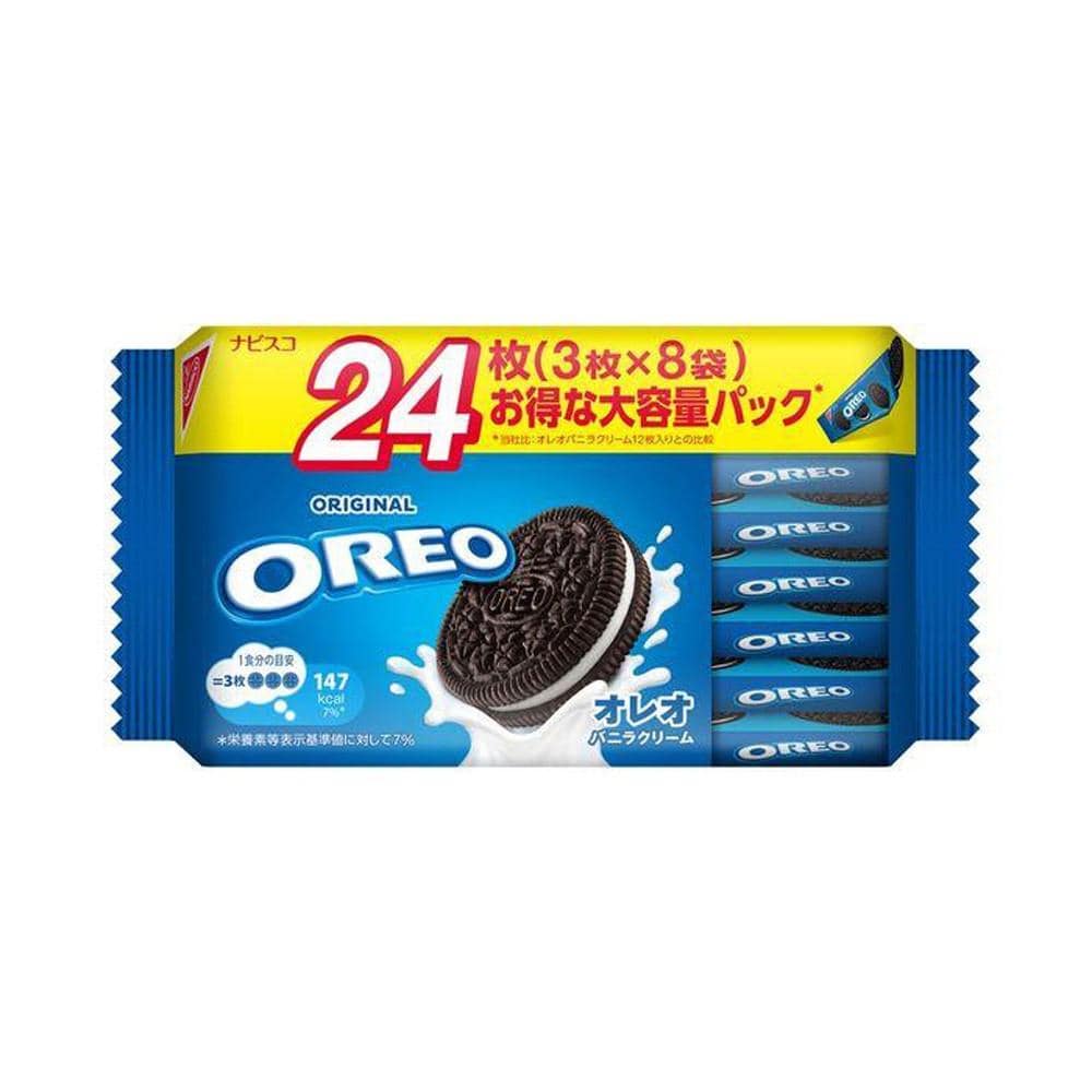 モンデリーズジャパン　オレオファミリーパック　バニラクリーム　２４枚