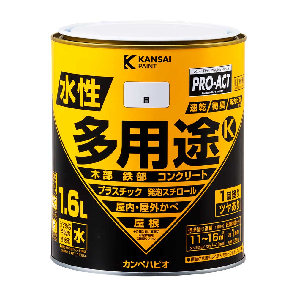 PROACT 水性多用途Ｋ １．６Ｌ　白 白 1.6L