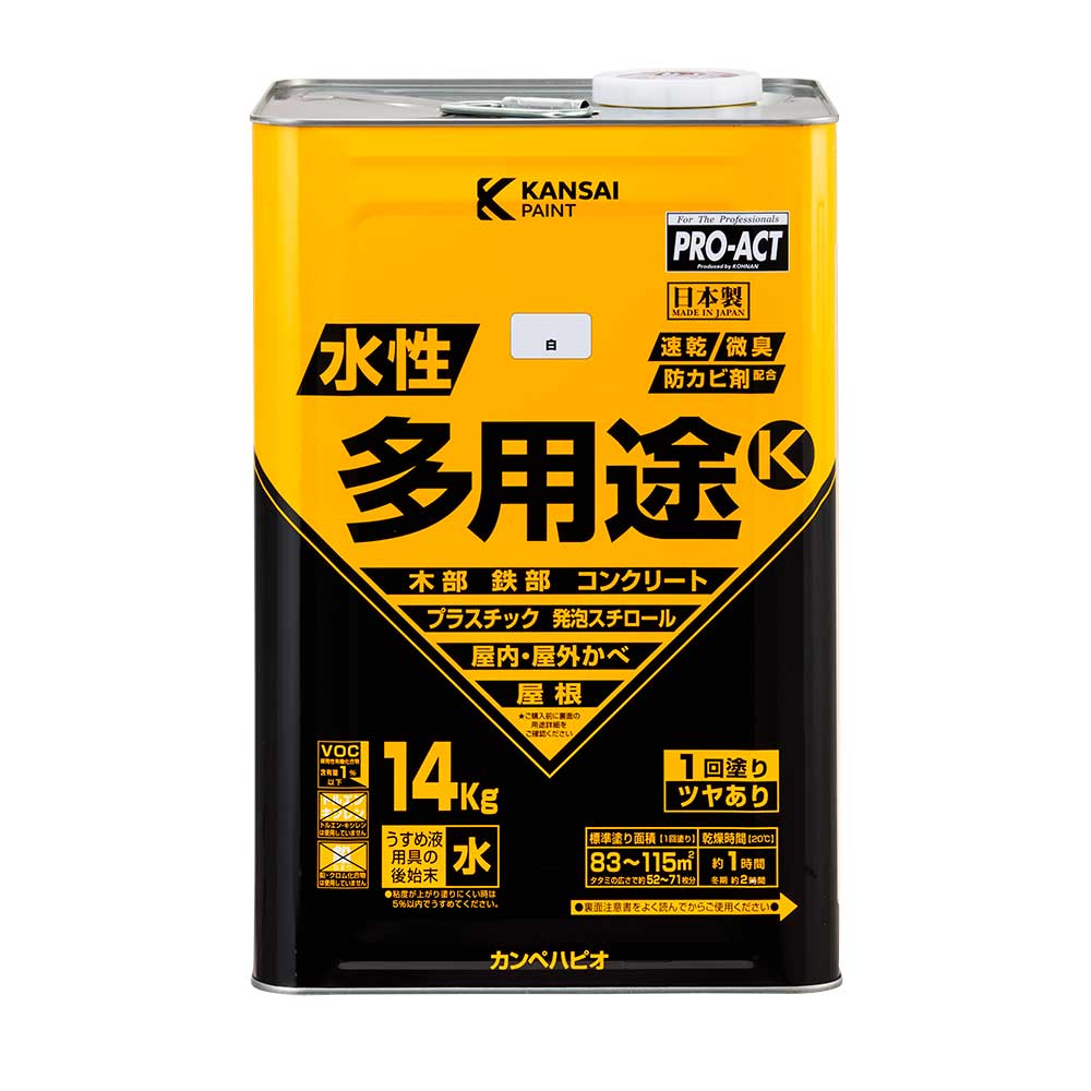 PROACT 水性多用途Ｋ １４ｋｇ　白 白 14ｋｇ